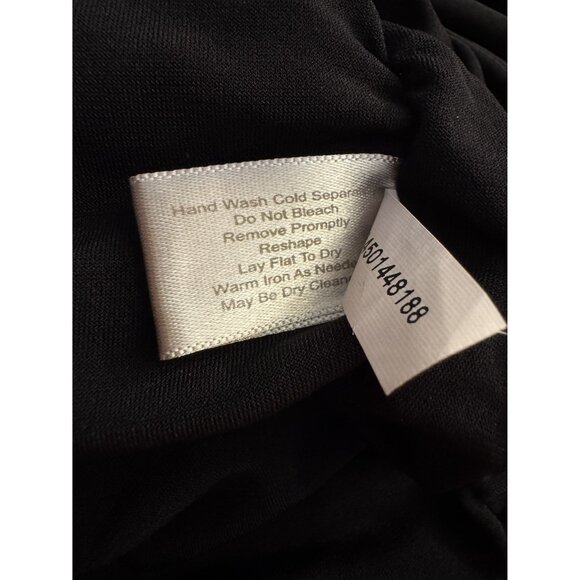 Boston Proper Black Dolman Cold Shoulder Dressy Top Blouse Shirt Evening Size XS - Picture 10 of 11